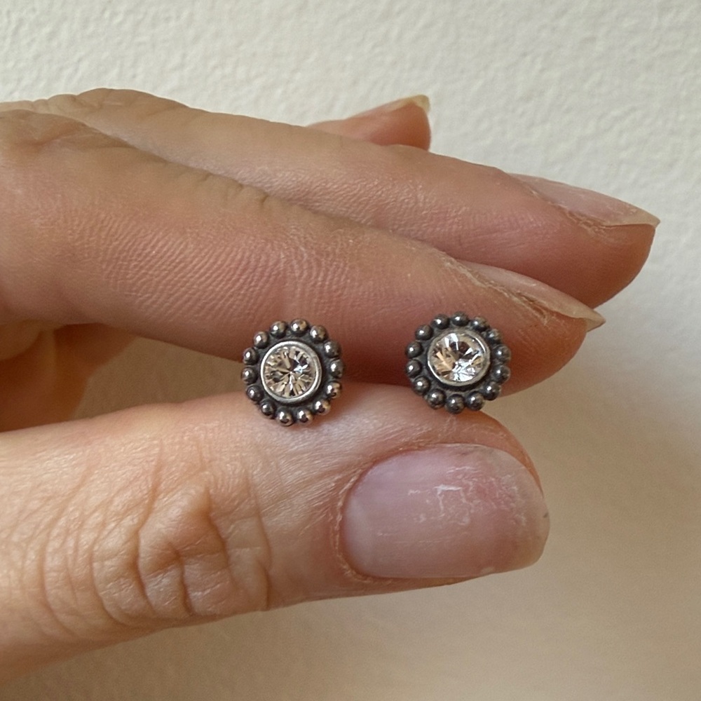 Brighton Silver Stud Earrings